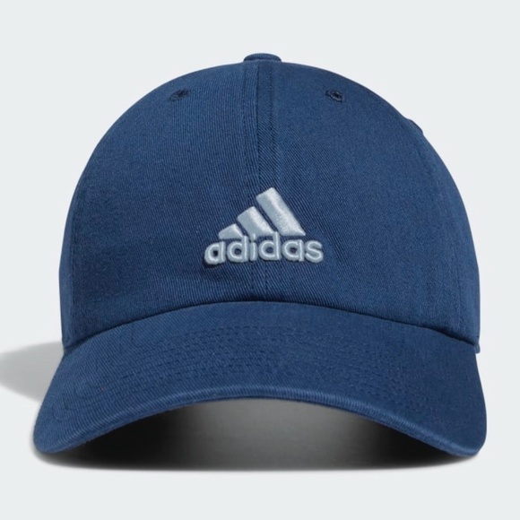 New Adidas Women's Original Blue Baseball Cap Hat - Picture 1 of 15
